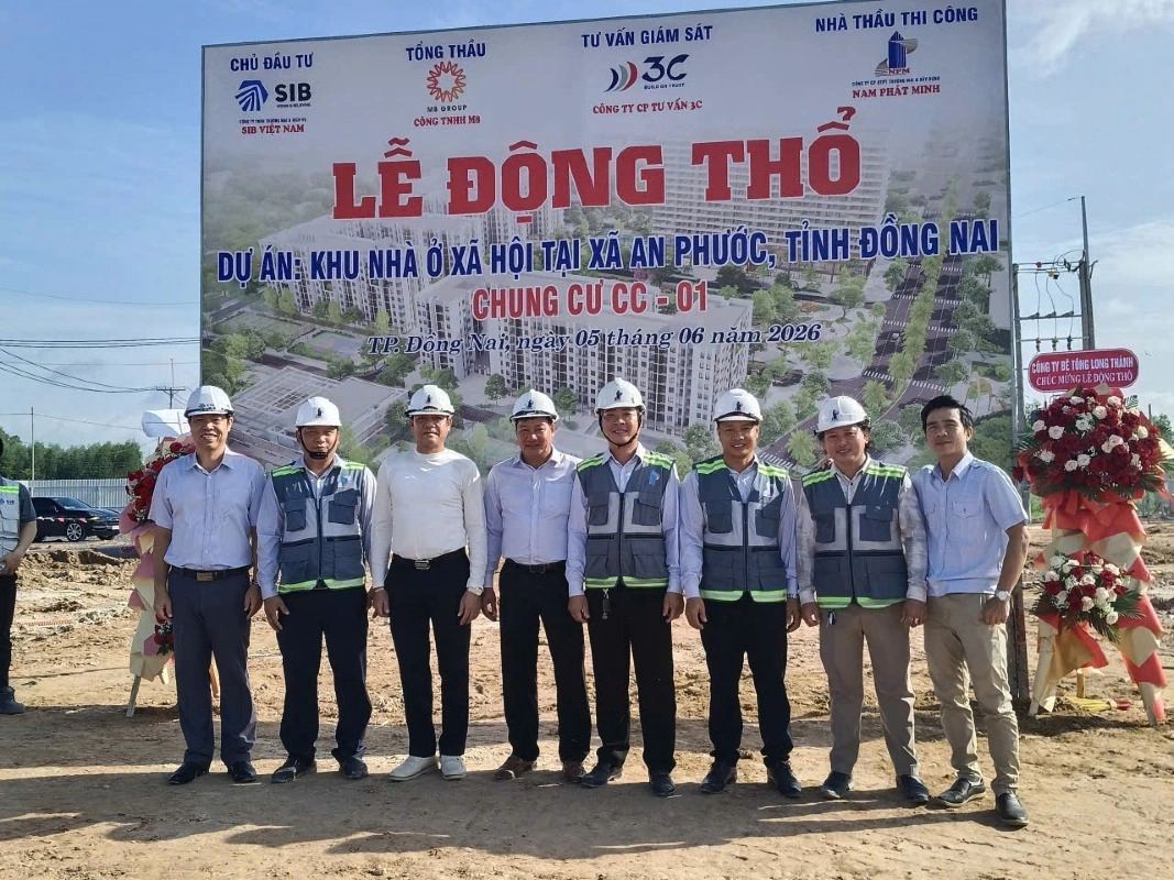 05/06/2026 Lễ Động Thổ Block CC-01 Dự Án NOXH An Phước